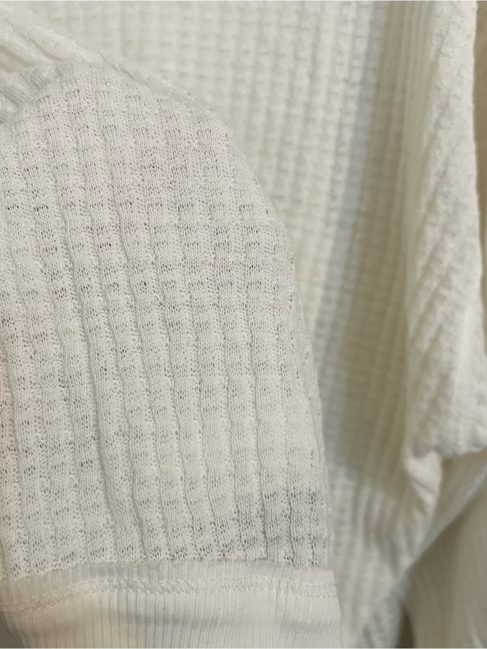 We The Free south side thermal shirt Off-the-Shoulder free people oversized - Picture 5 of 7